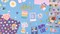 Shimelle Main Character Energy Thickers Stickers 188/Pkg-Alpha Purple Glitter